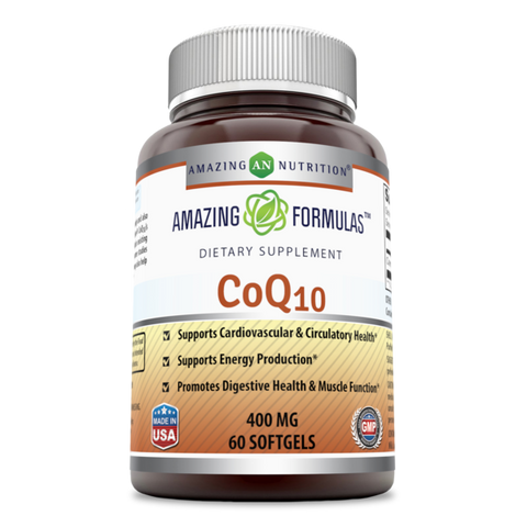 Amazing Formulas CoQ10 400 Mg 60 Softgels