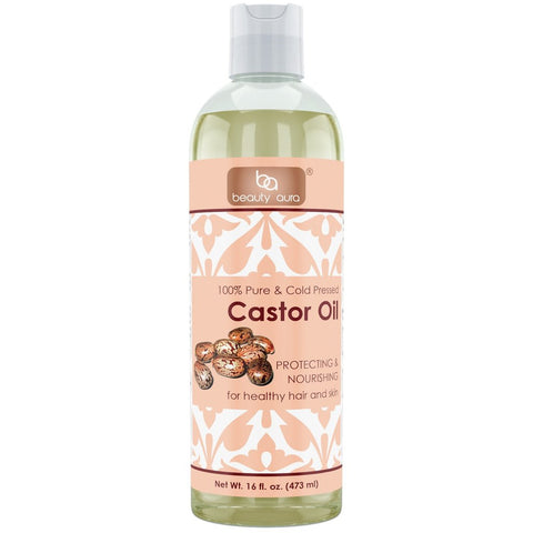 Beauty Aura Castor Oil 16 Fl Oz 473 Ml