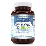 Amazing Flora Probiotic 10 Strains 30 Billion 240 Vegetarian Capsules