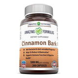 Amazing Formulas Cinnamon Bark 1000 Mg 200 Capsules