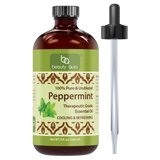 Beauty Aura Peppermint Essential Oil 8 Fl Oz