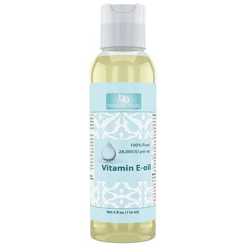 Beauty Aura High Potency Vitamin E Oil - 4 fl oz (118 ml)
