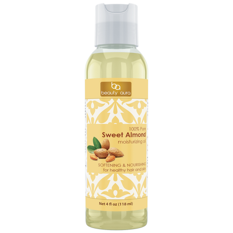 Beauty Aura Sweet Almond Oil 4 Fl Oz 118 Ml