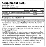 Amazing Formulas Melatonin L Theanine 120 Tablets