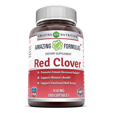 Amazing Formulas Red Clover 430 Mg 180 Capsules