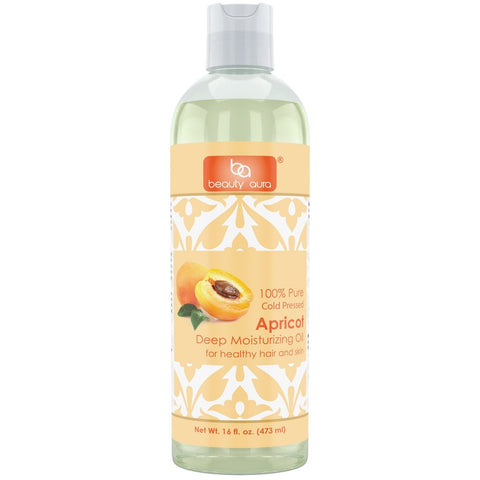 Beauty Aura Apricot Oil 16 Fl Oz 473 Ml