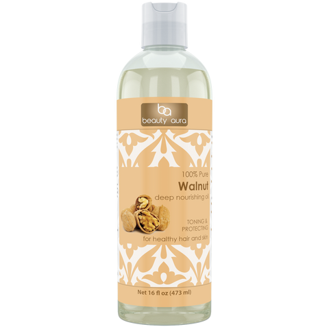 Beauty Aura Pure Walnut Oil 16 Fl Oz