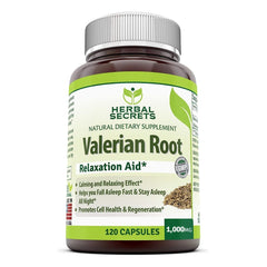 Herbal Secrets Valerian Root 1000mg 120 softgels