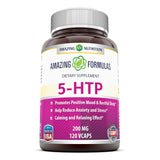 Amazing Formulas 5 HTP Supplement 200 Mg 120 Veggie Capsules