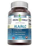 Amazing Formula ALA/ALC 750 Mg 60 Capsules