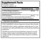 Amazing Formulas African Mango 500 Mg 120 Capsules