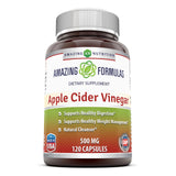 Amazing Formulas Apple Cider Vinegar 500 Mg 120 Capsules