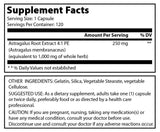 Amazing Formulas Astragalus 1000 Mg 120 Capsules