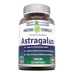 Amazing Formulas Astragalus Dietary Supplement 1000 Mg 120 Softgels