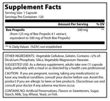 Amazing Formulas Bee Propolis 500 Mg 120 Veggie Capsules