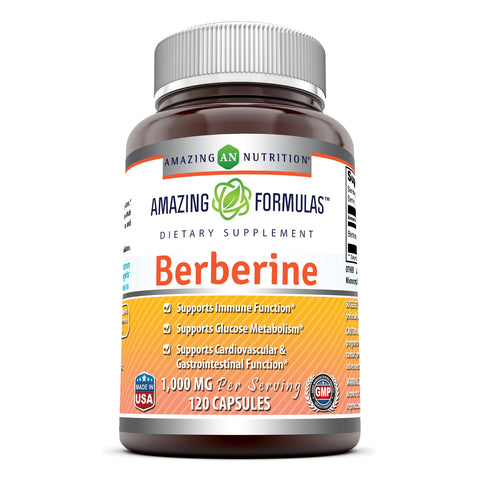 Amazing Formulas Berberine 1000 Mg ps 120 Capsules