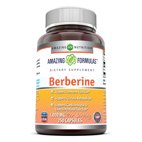 Amazing Formulas Berberine 1000 Mg Ps 250 Capsules
