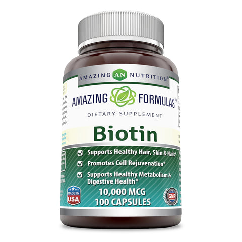 Amazing Formulas Biotin 10000 Mcg 100 Capsules