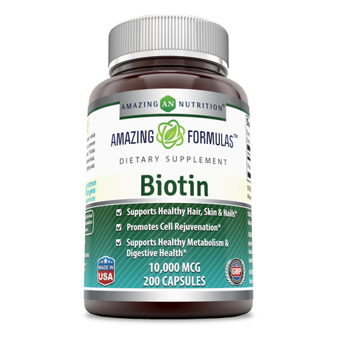 Amazing Formulas Biotin 10000 Mcg 200 Capsules