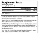 Amazing Formulas Biotin 10000 Mcg 120 Softgels