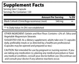 Amazing Formulas Black Cohosh 540 Mg 120 Capsules