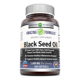 Amazing Formulas Black Seed Oil 1000 Mg Per Serving 100 Softgels