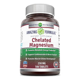 Amazing Formulas Chelated Magnesium 250 Mg 180 Tablets.
