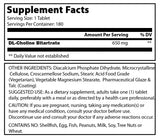 Amazing Formulas Choline Bitartrate 650 Mg 180 Tablets