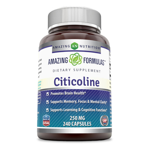 Amazing Formulas Citicoline 250 Mg 240 Capsules
