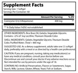Amazing Formulas CoQ10 400 Mg 60 Softgels