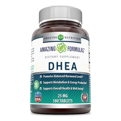 Amazing Formulas DHEA 25 Mg 180 Tablets
