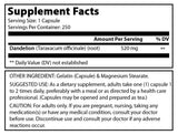 Amazing Formulas Dandelion Root 520 Mg 250 Capsules