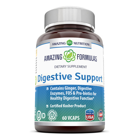 Amazing Formulas Digestive Support 60 Veggie Capsules