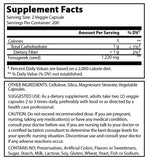Amazing Formulas Fenugreek 610 Mg 400 Veggie Capsules