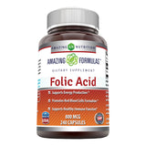 Amazing formulas Folic Acid 800 Mcg 240 Capsules