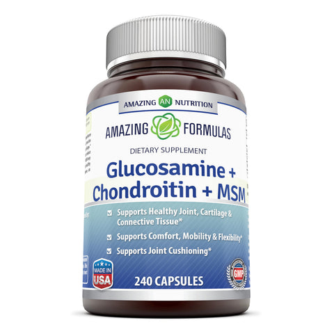 Amazing Formulas Glucosamine Chondroitin MSM 240 Capsules