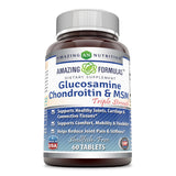 Amazing Fomulas Glucosamine Chondroitin and MSM 60 Tablets