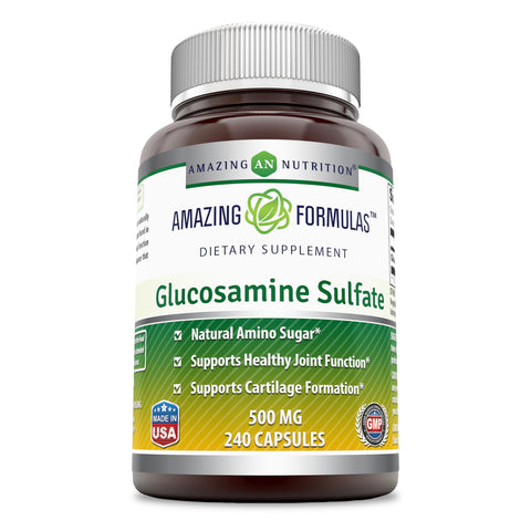 Amazing Formulas Glucosamine Sulfate 500 Mg 240 Capsules