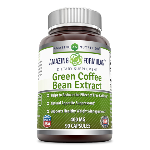 Amazing Formulas Green Coffee Bean Extract 400 Mg 90 Capsules