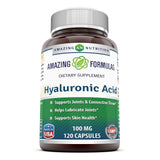 Amazing Formulas Hyaluronic Acid 100 Mg 120 Capsules