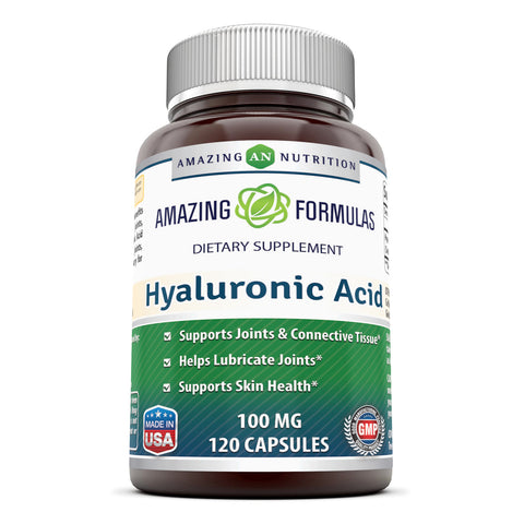 Amazing Formulas Hyaluronic Acid 100 Mg 120 Capsules