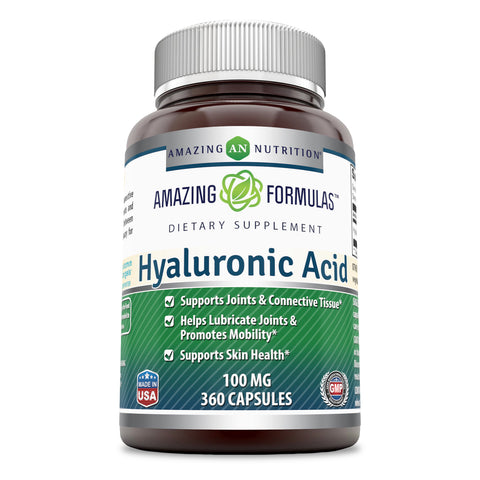 Amazing Formulas Hyaluronic Acid 100 MG 360 Capsules