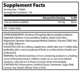 Amazing Formulas Iron 65 Mg 120 Tablets