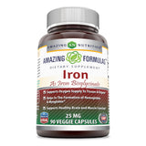 Amazing Formulas Iron 25 Mg 90 Veggie Capsules