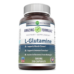 Amazing Formulas L Glutamine 500 Mg 250 Capsules