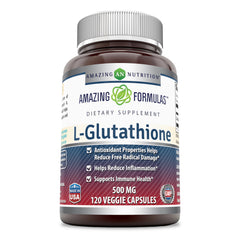 Amazing Formulas L Glutathione 500 Mg 120 Veggie Capsules