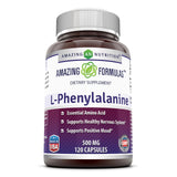 Amazing Formulas L Phenylalanine 500 Mg 120 Capsules