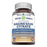 Amazing Formulas Magnesium Citrate 200 Mg 240 Tablets