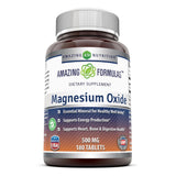 Amazing Formulas Magnesium Oxide 500 Mg 180 Tablets