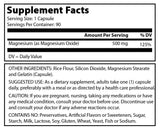 Amazing Formulas Magnesium Oxide 500 Mg 90 Quick Release Capsules